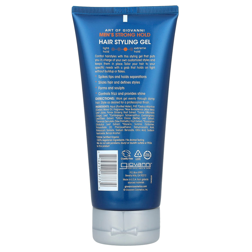 Giovanni, Art Of Giovanni, Men, Hair Styling Gel, 6.8 fl oz (201 ml)