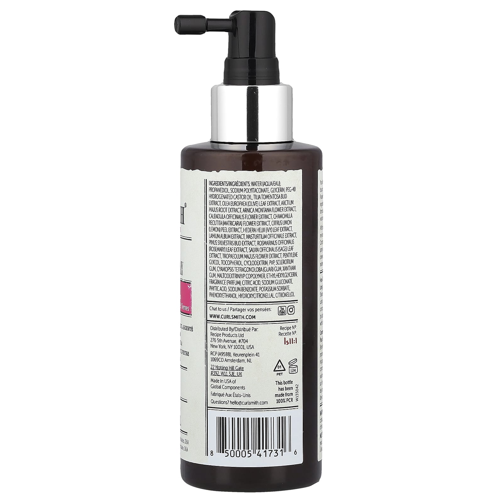 Curlsmith, Root Boost Uplifting Spray, Volume Hold, Flat Dull Curls, 6 fl oz (177 ml)