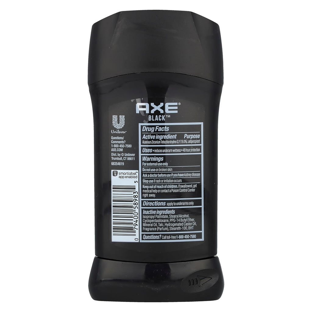 AXE, 48H Fresh & Dry, Antiperspirant, Black, Frozen Pear & Cedarwood, 2.7 oz (76 g)