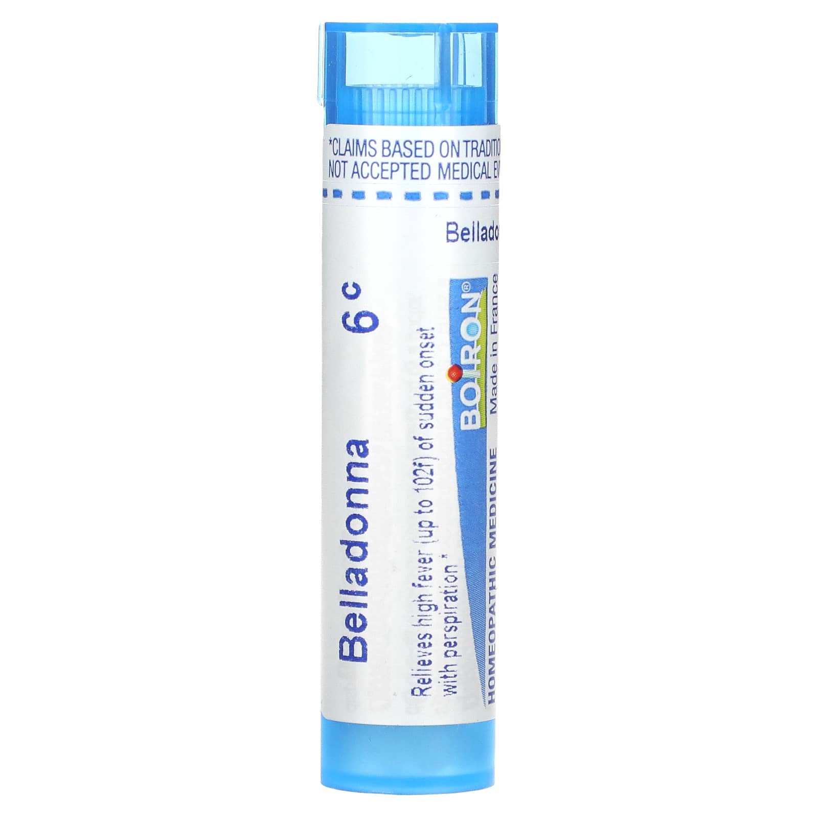 Boiron, Belladonna, 6C, Fever Relief, Approx 80 Pellets