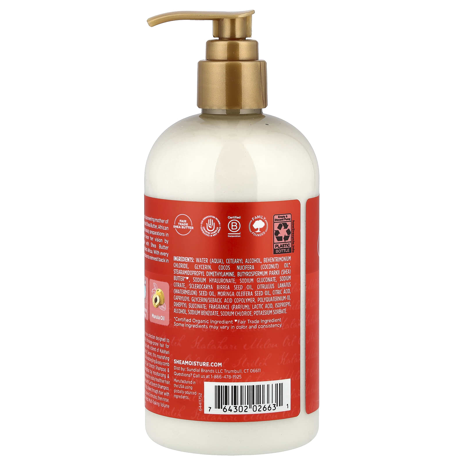 SheaMoisture, Conditioner, Curl Stretch, Kalahari Melon Oil, 13 fl oz (384 ml)