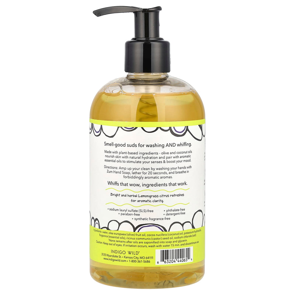 ZUM, Hand Soap, Lemongrass, 12 fl oz (354 ml)