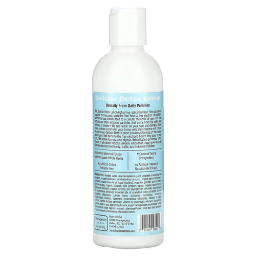 Abra Therapeutics, Cellular Detox Therapeutic Lotion, Grapefruit & Juniper, 8 fl oz (227 ml)