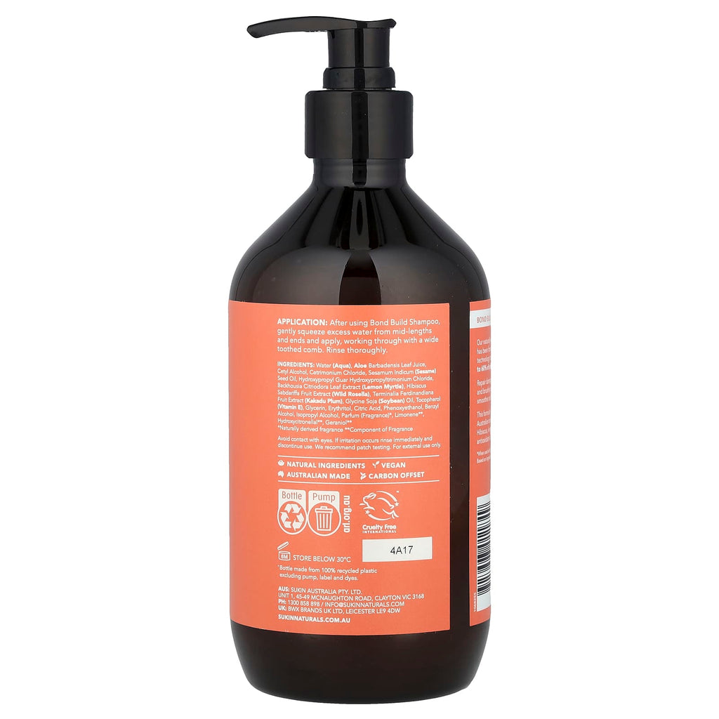 Sukin, Haircare, Bond Build, Repair Conditioner, 16.91 fl oz (500 ml)