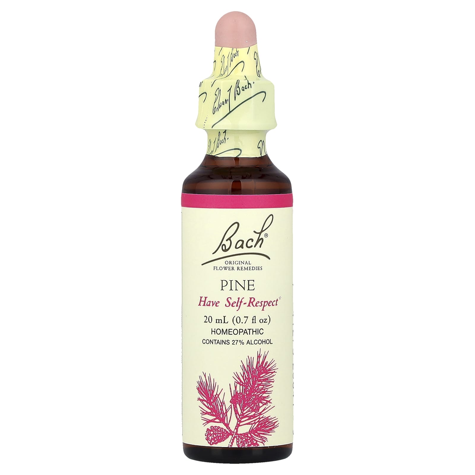 Bach, Original Flower Remedies, Pine, 0.7 fl oz (20 ml)