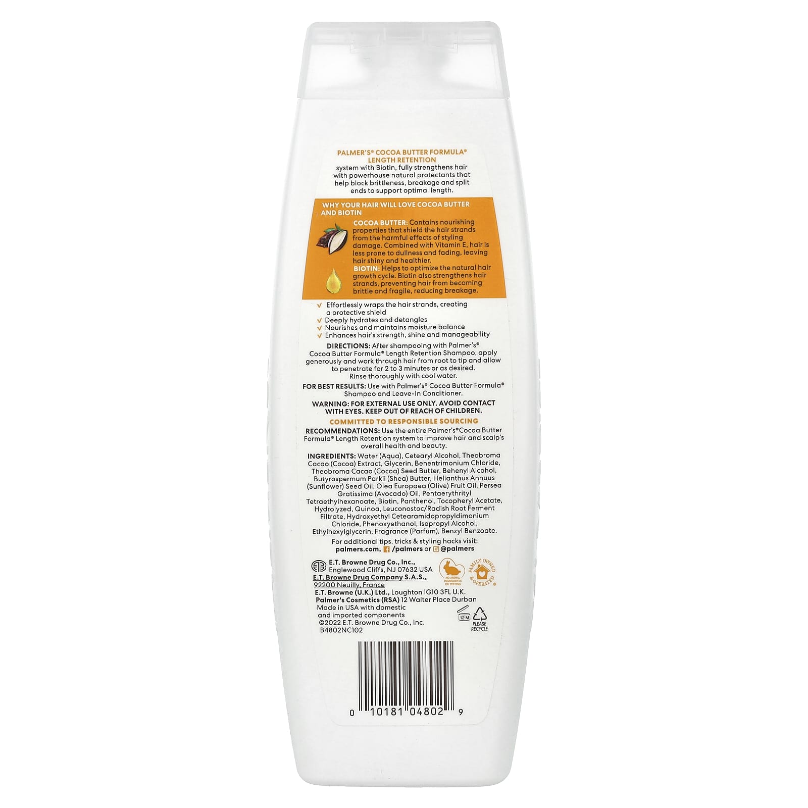 Palmer's, Cocoa Butter Formula® with Vitamin E, Length Retention Conditioner, 13.5 fl oz (400 ml)