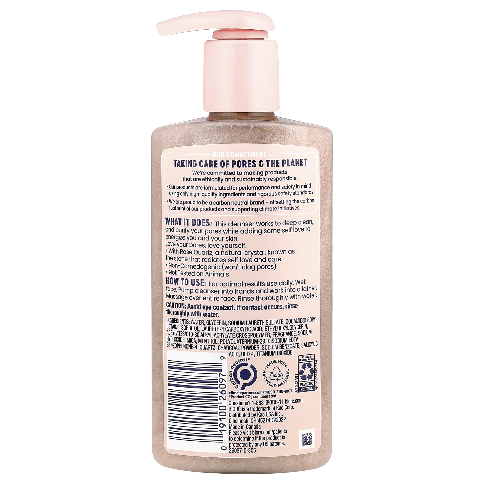 Biore, Purify & Reset Daily Cleanser, 6.77 fl oz (200 ml)