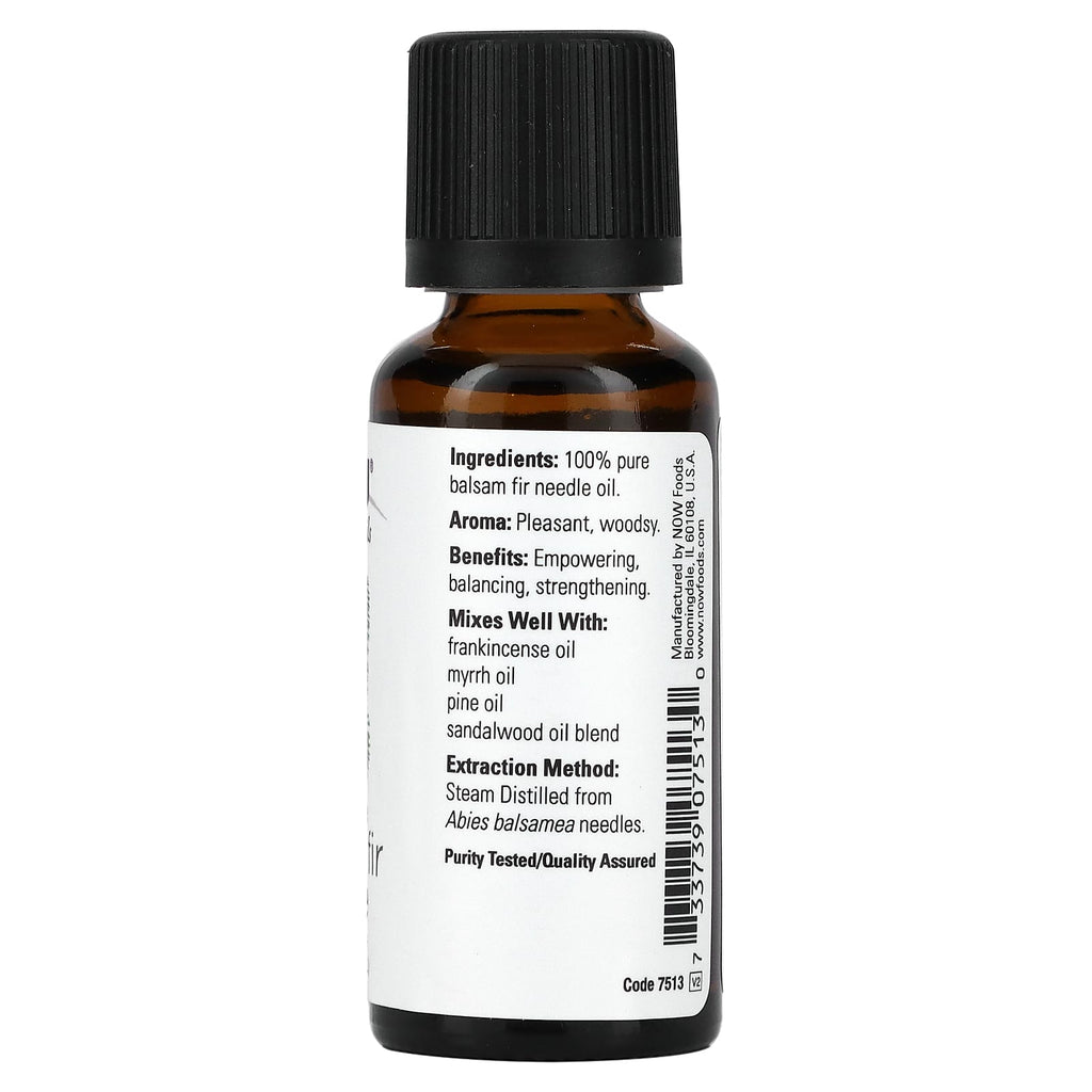 NOW Foods, Essentials Oils, Balsam Fir Needle, 1 fl oz (30 ml)