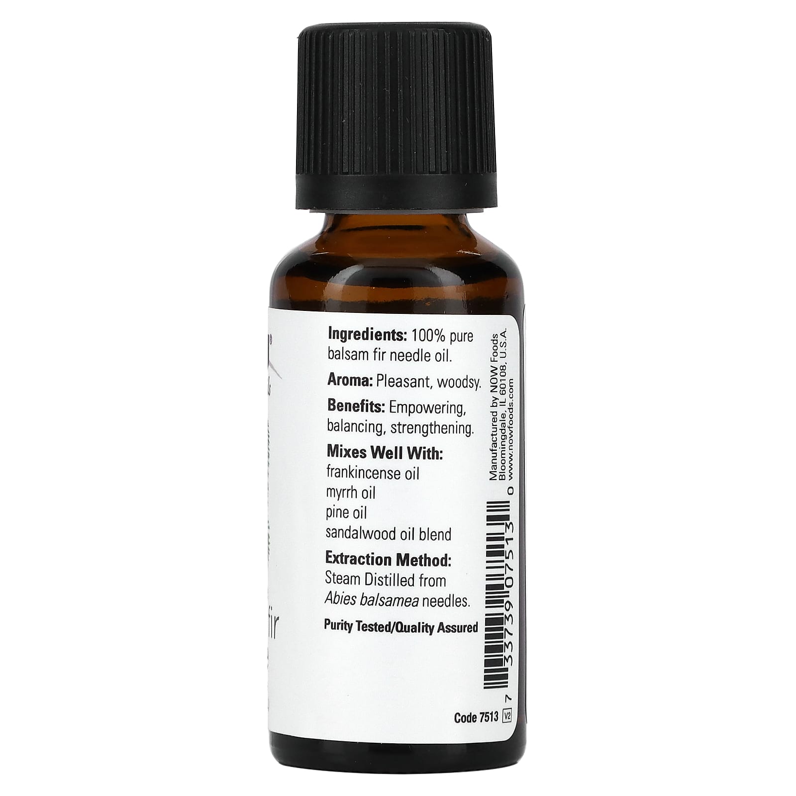 NOW Foods, Essentials Oils, Balsam Fir Needle, 1 fl oz (30 ml)