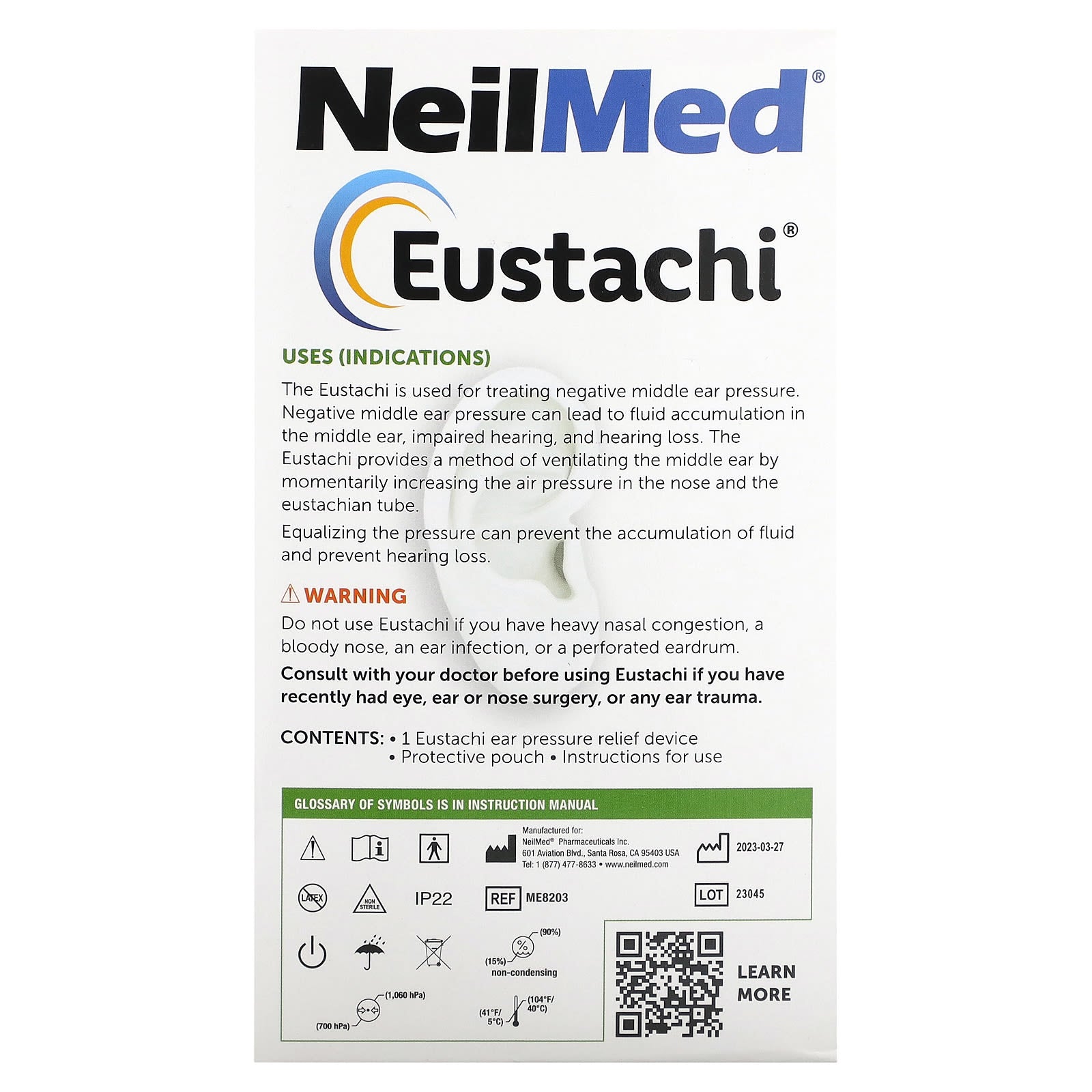 NeilMed, Eustachi, Eustachian Tube Exerciser, 1 Count