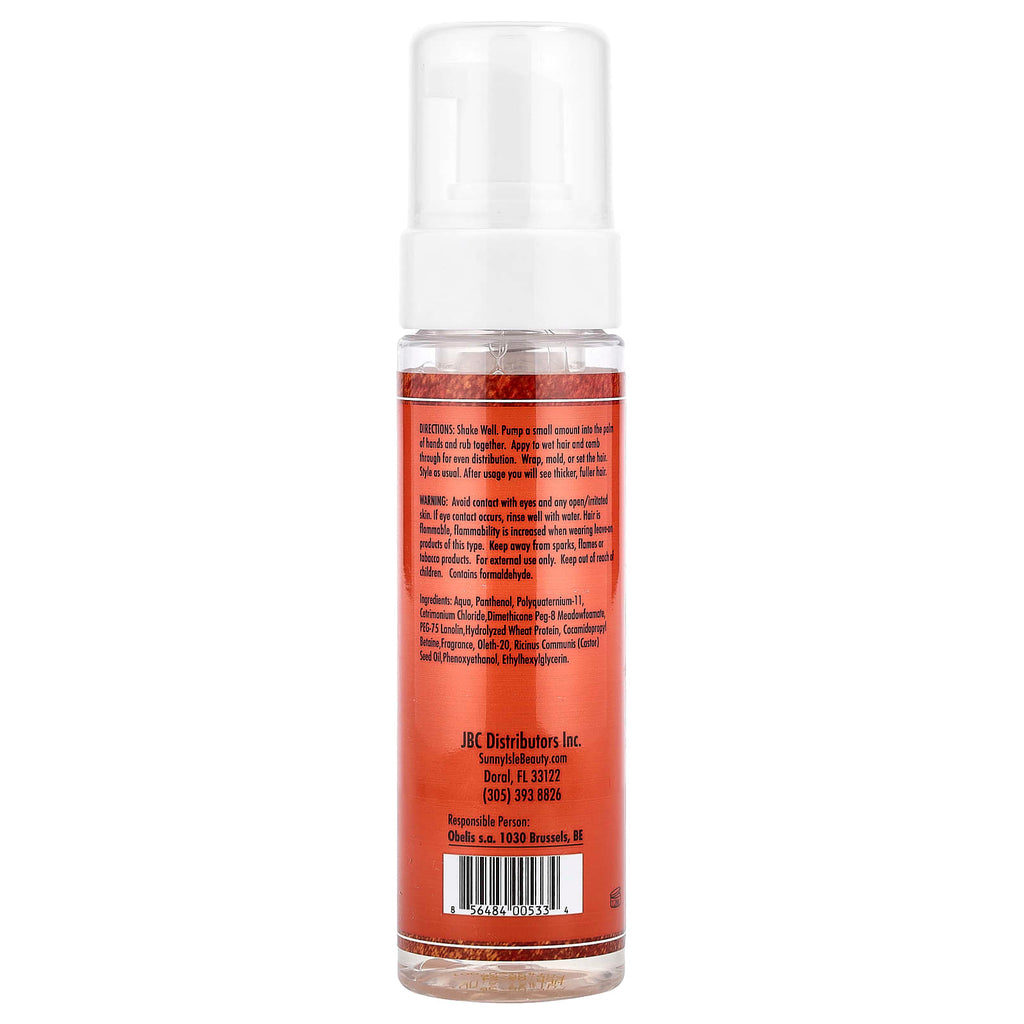 Sunny Isle, Jamaican Black Castor Oil Mousse, 7 oz (207 ml)