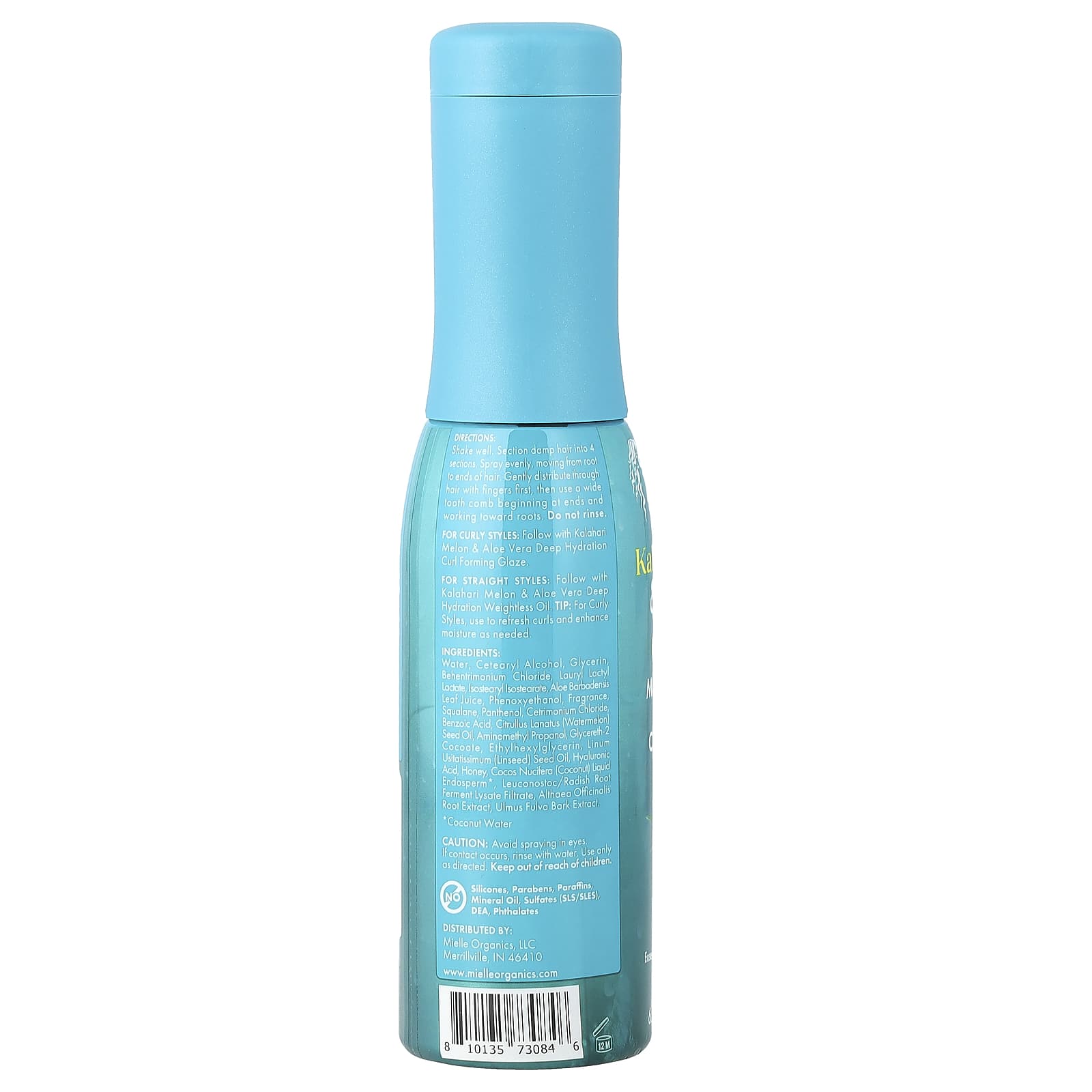 Mielle, Deep Hydration Multi-Tasking Leave-In Conditioner, For Dry, Dehydrated Hair, Kalahari Melon & Aloe Vera, 6.7 fl oz (198 ml)