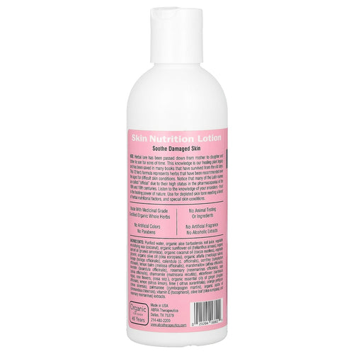 Abra Therapeutics, Skin Nutrition Therapeutic Lotion, 8 fl oz (228 ml)