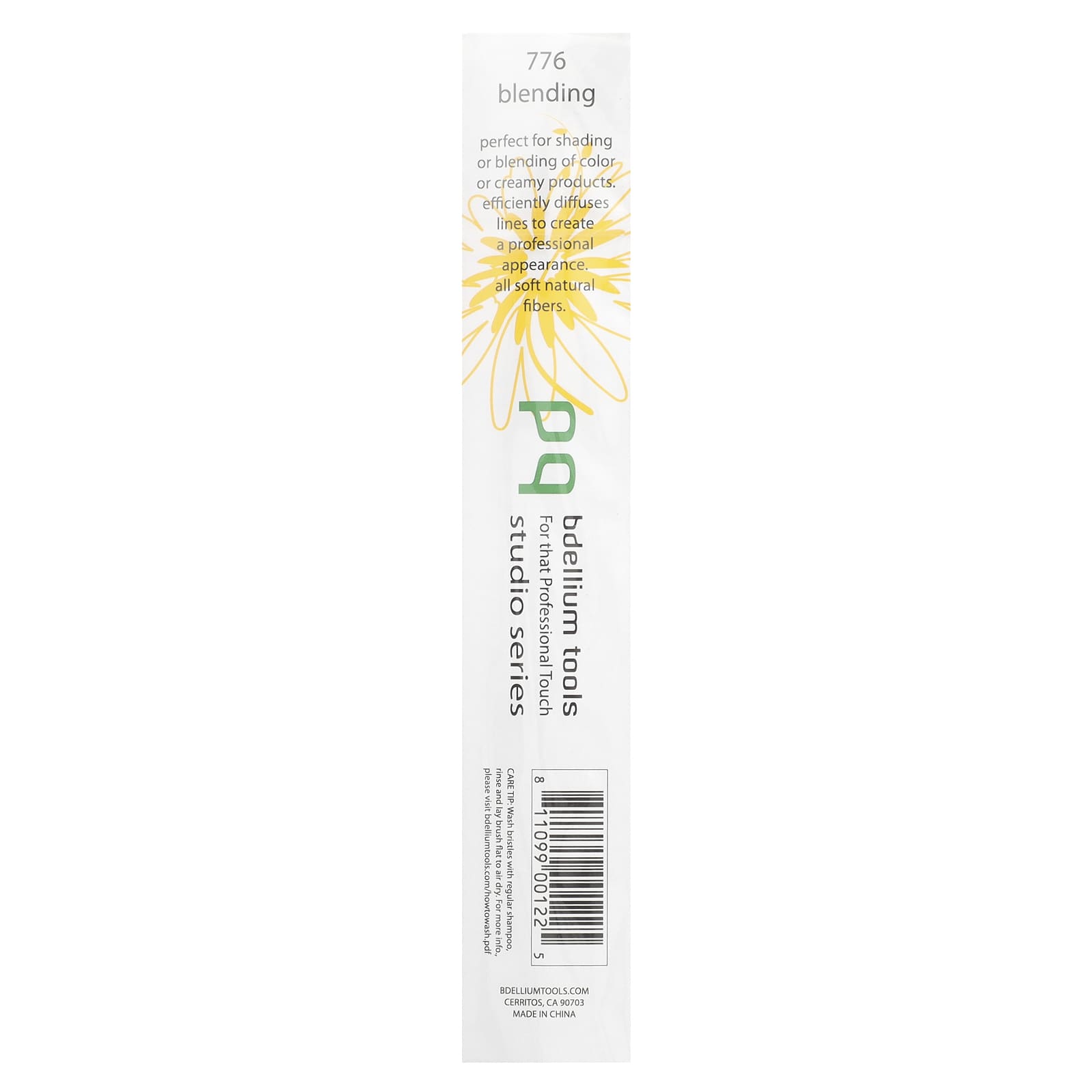 Bdellium Tools, Studio Series, Blending Brush, Eyes 776, 1 Brush