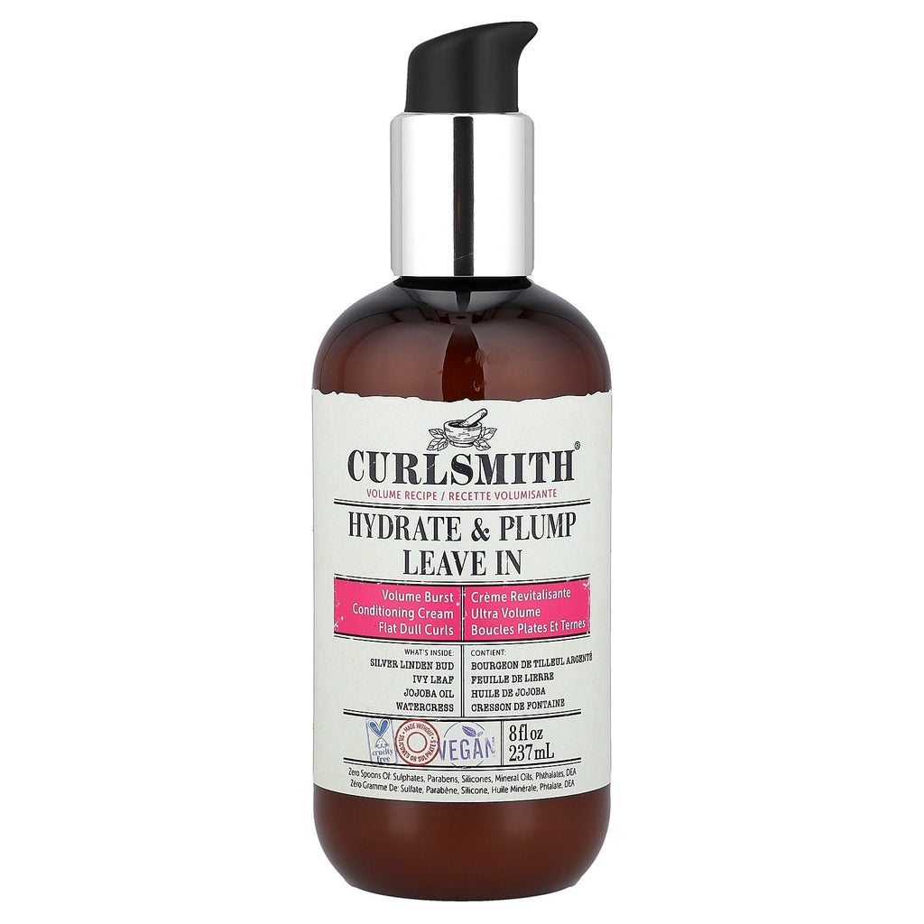 Curlsmith, Hydrate & Plump Leave In, Flat Dull Curls, 8 fl oz (237 ml)