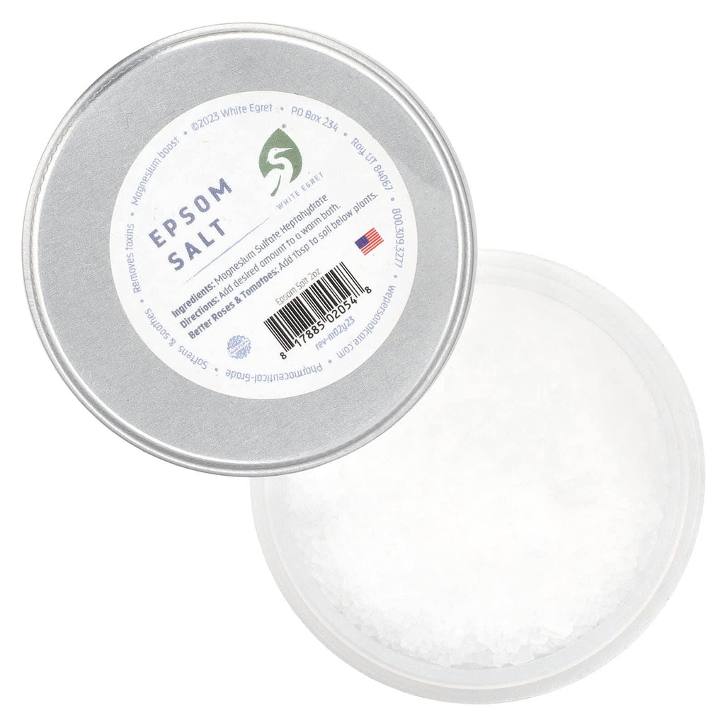 White Egret, Epsom Salt, 2 oz