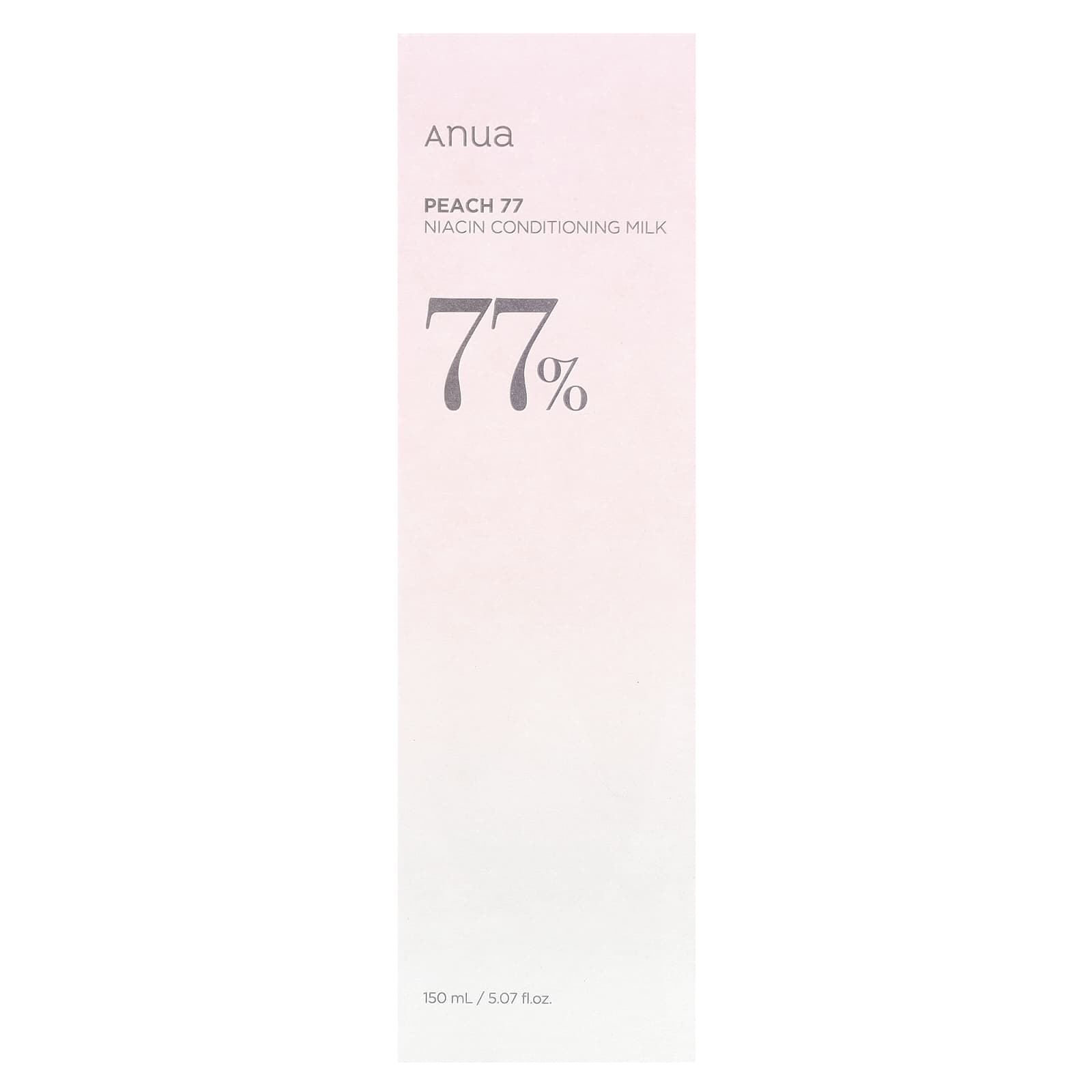 Anua, Peach 77% Niacin Conditioning Milk, 5.07 fl oz (150 ml)