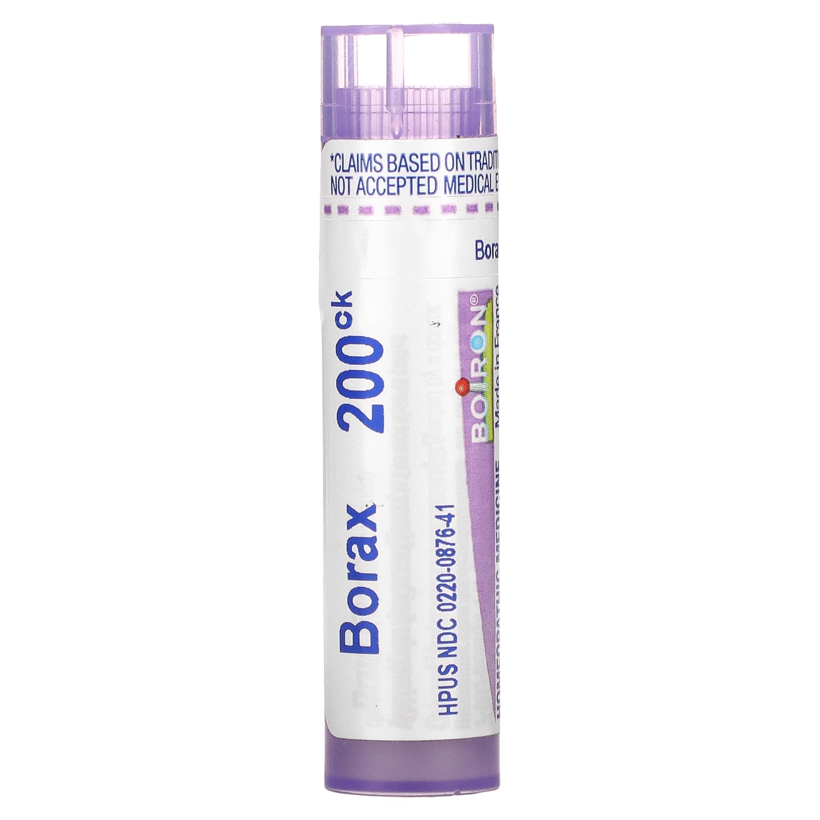 Boiron, Borax, 200CK, Canker Sore Relief, Approx 80 Pellets