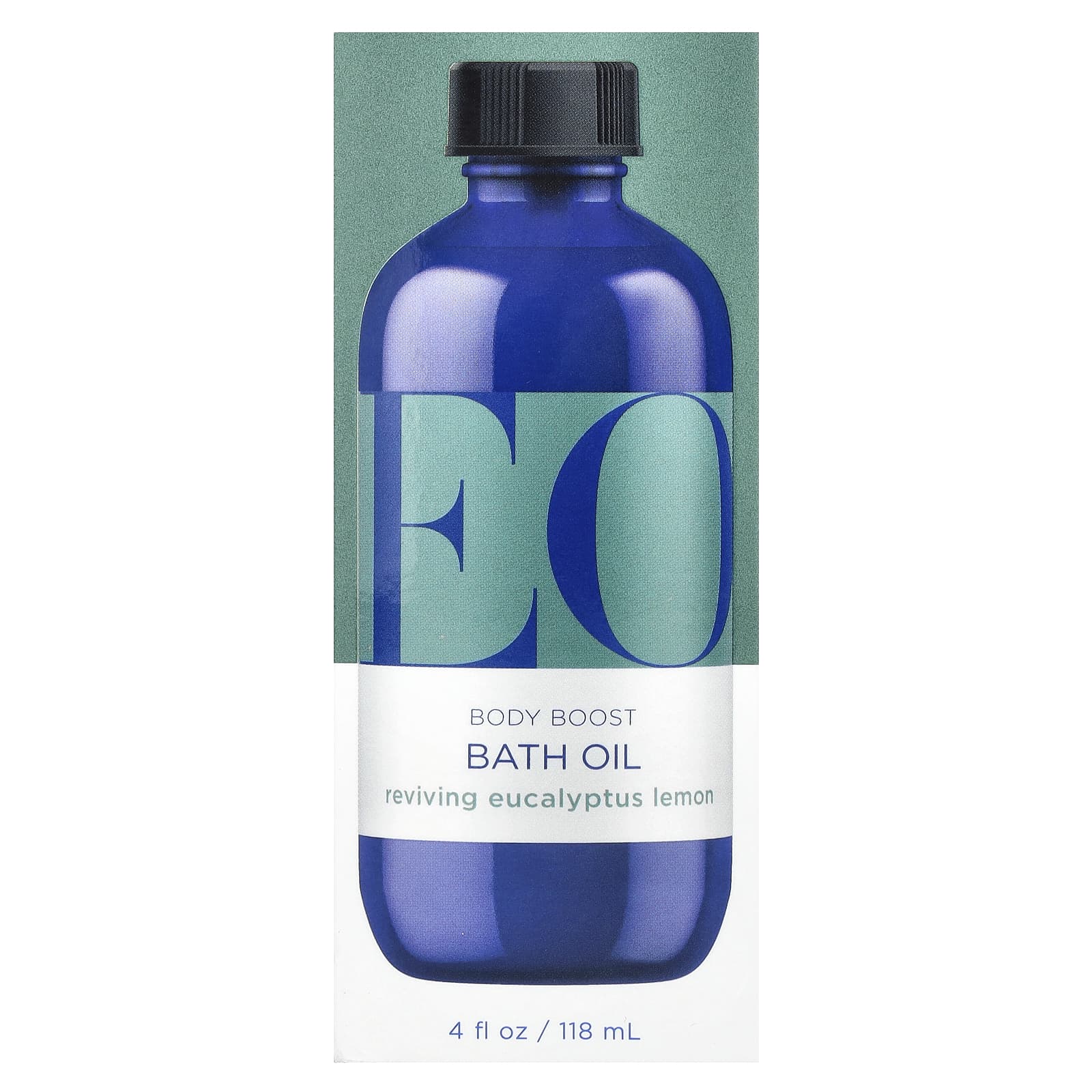 EO Products, Body Boost Bath Oil, Reviving Eucalyptus Lemon, 4 fl oz (118 ml)