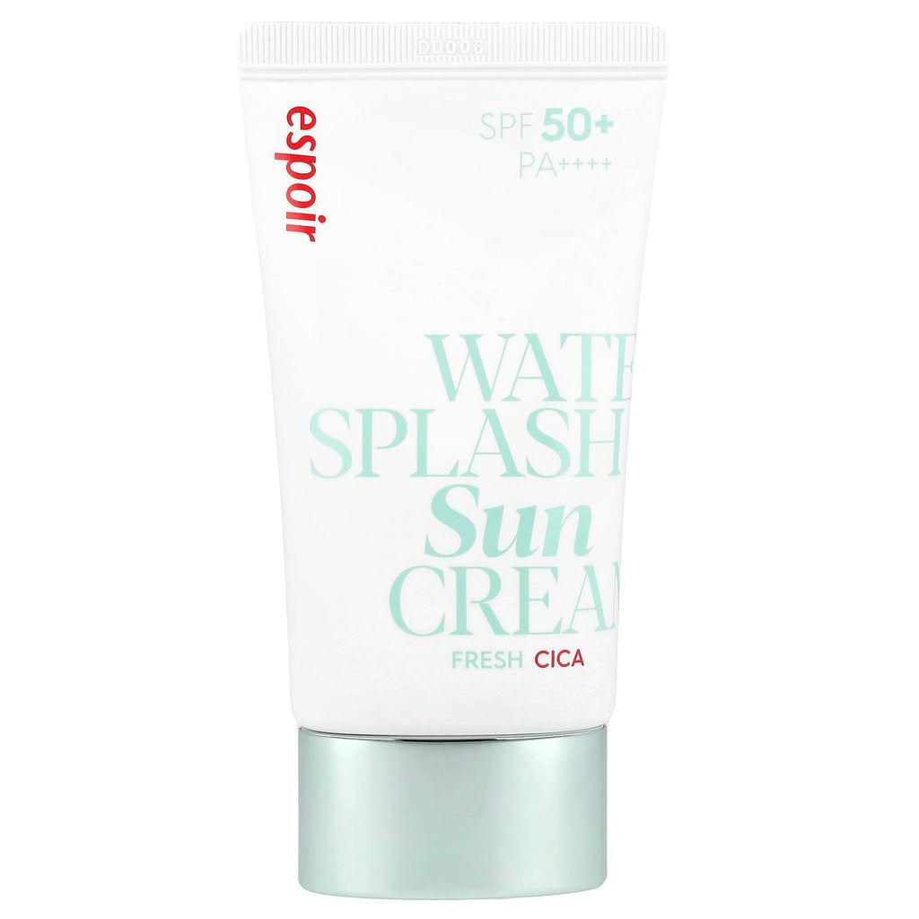 Espoir, Water Splash Sun Cream, Fresh Cica, SPF 50+ PA++++, 60 ml