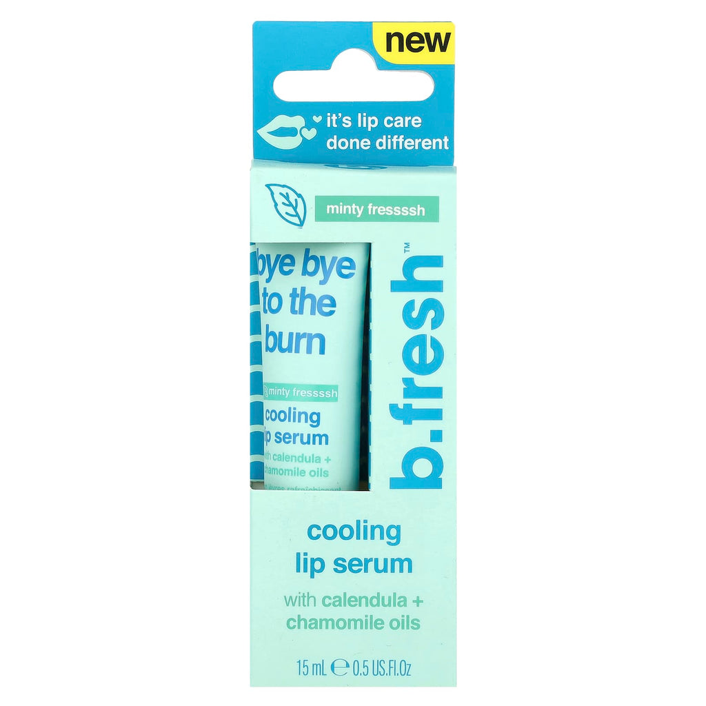 b.fresh, Bye Bye To The Burn, Cooling Lip Serum, Mint, 0.5 fl oz (15 ml)