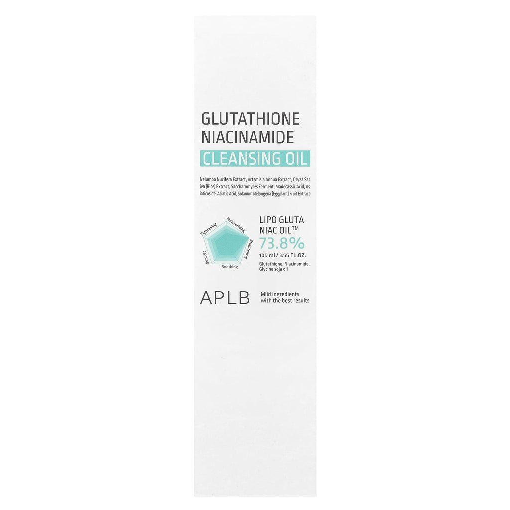 APLB, Glutathione Niacinamide, Cleansing Oil, 3.55 fl oz (105 ml)