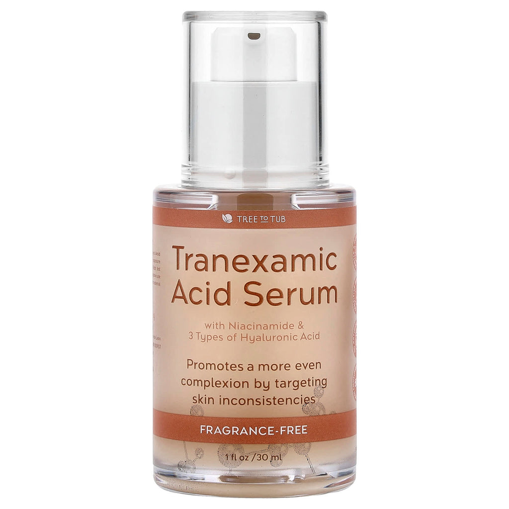 Tree To Tub, Tranexamic Acid Serum, Fragrance Free, 1 fl oz (30 ml)