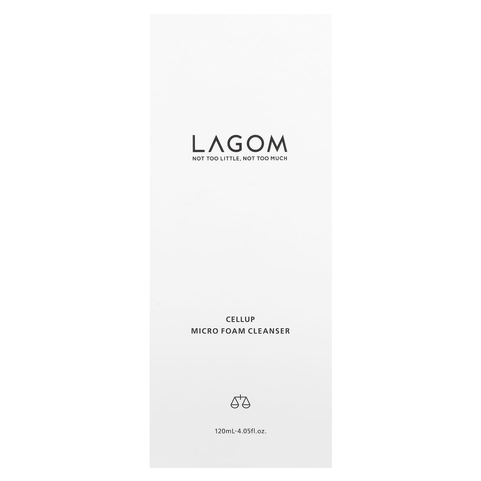 LAGOM, Cellup Micro Foam Cleanser, 4.05 fl oz (120 ml)