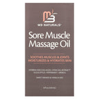 M3 Naturals, Sore Muscle Massage Oil, Sweet Orange & Vanilla, 8 fl oz (240 ml)
