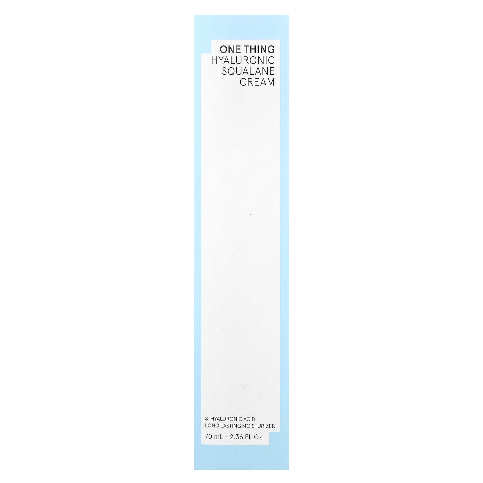One Thing, Hyaluronic Squalane Cream, 2.36 fl oz (70 ml)