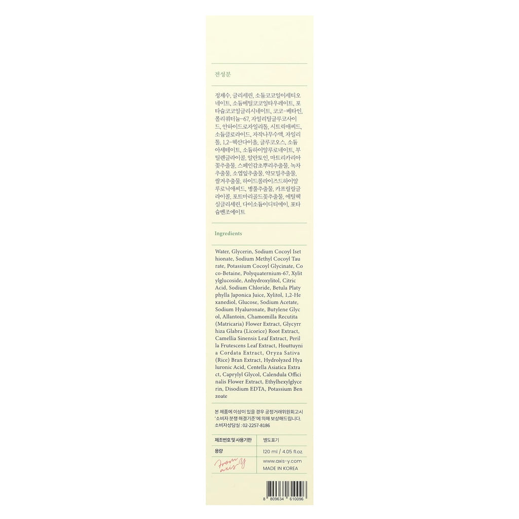 Axis-Y, Sunday Morning Refreshing Cleansing Foam, 4.05 fl oz (120 ml)
