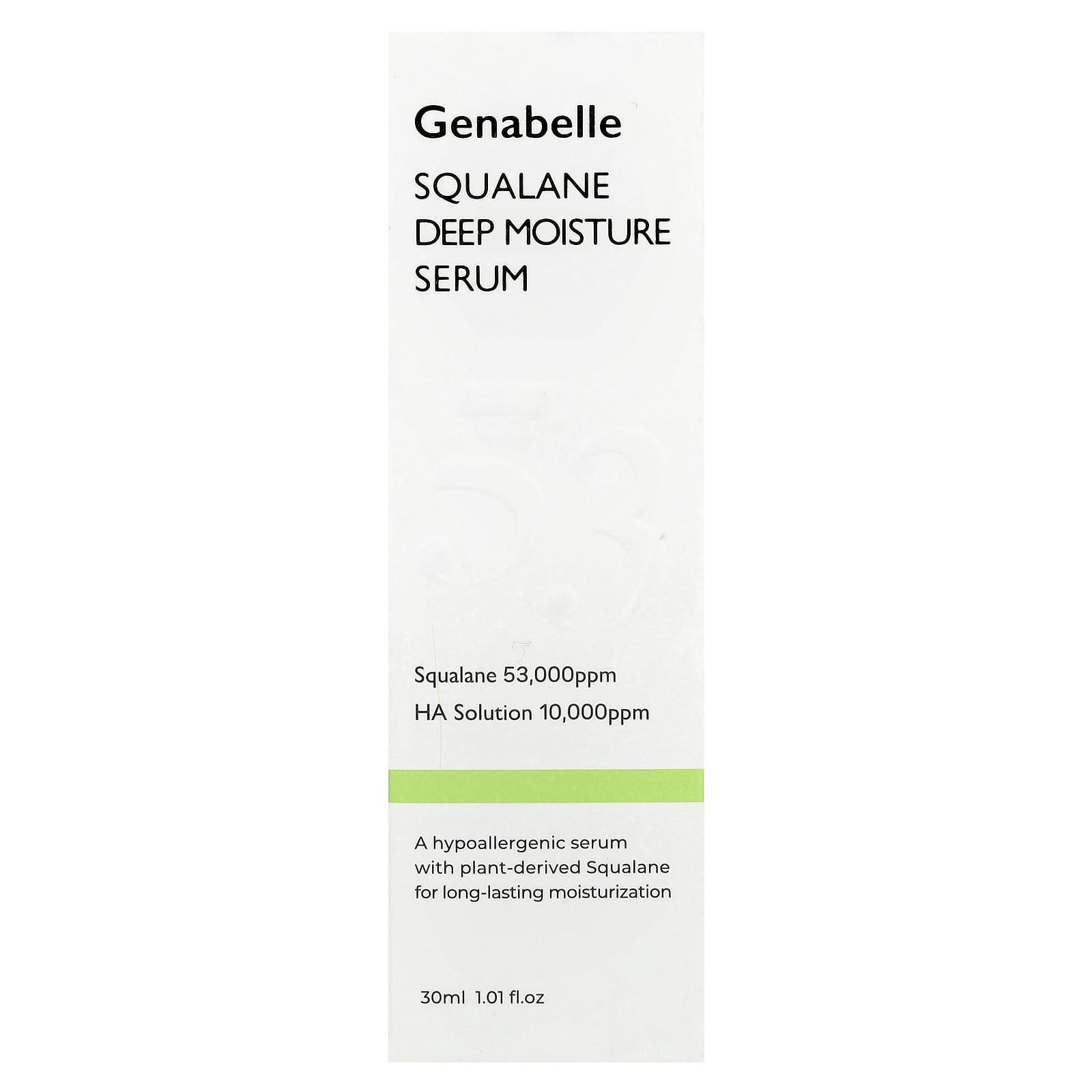 Genabelle, Squalane Deep Moisture Serum , 1.01 fl oz (30 ml)