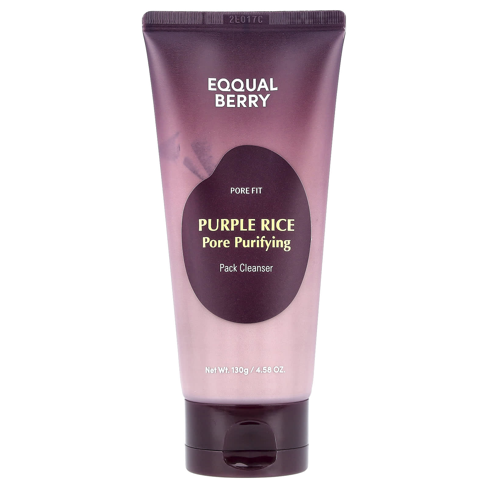 EQQUALBERRY, Purple Rice Pore Purifying Pack Cleanser, 4.58 oz (130 g)