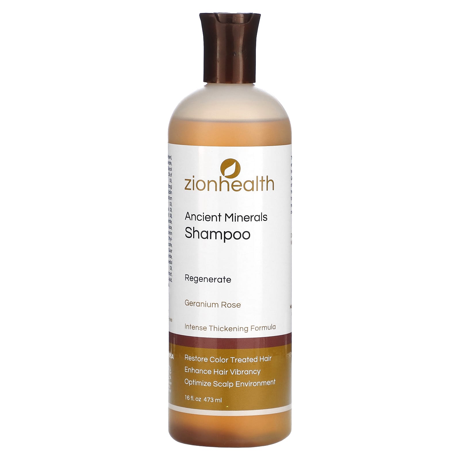 Zion Health, Ancient Minerals Shampoo, Geranium Rose, 16 fl oz (473 ml)
