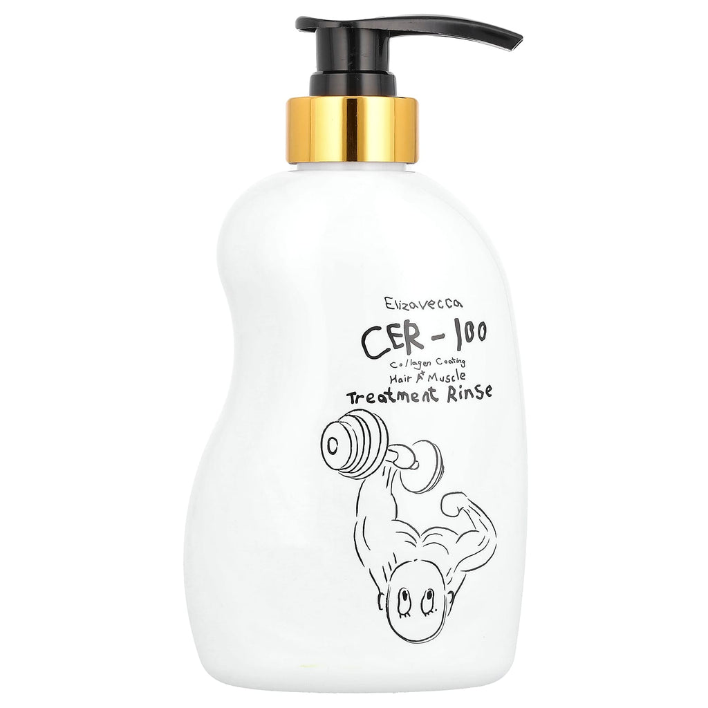 Elizavecca, CER-100 Collagen Coating Hair A+ Muscle Treatment Rinse, 16.9 fl oz (500 ml)