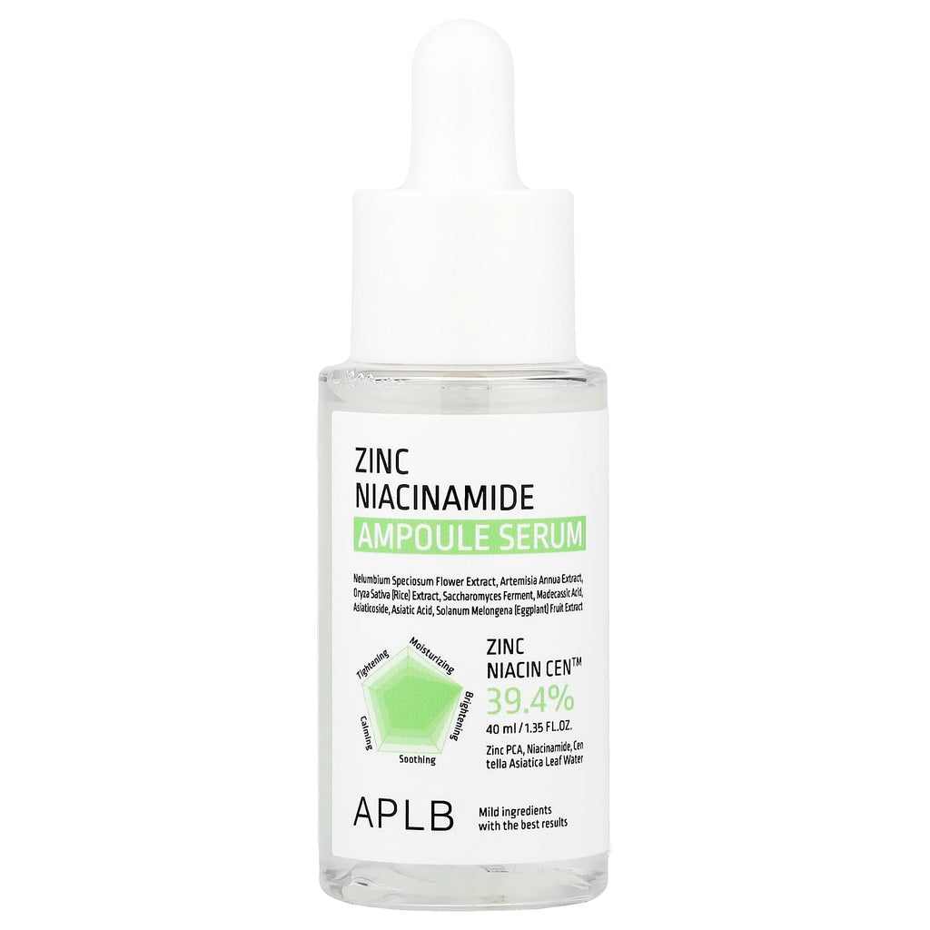 APLB, Zinc Niacinamide Ampoule Serum , 1.35 fl oz (40 ml)