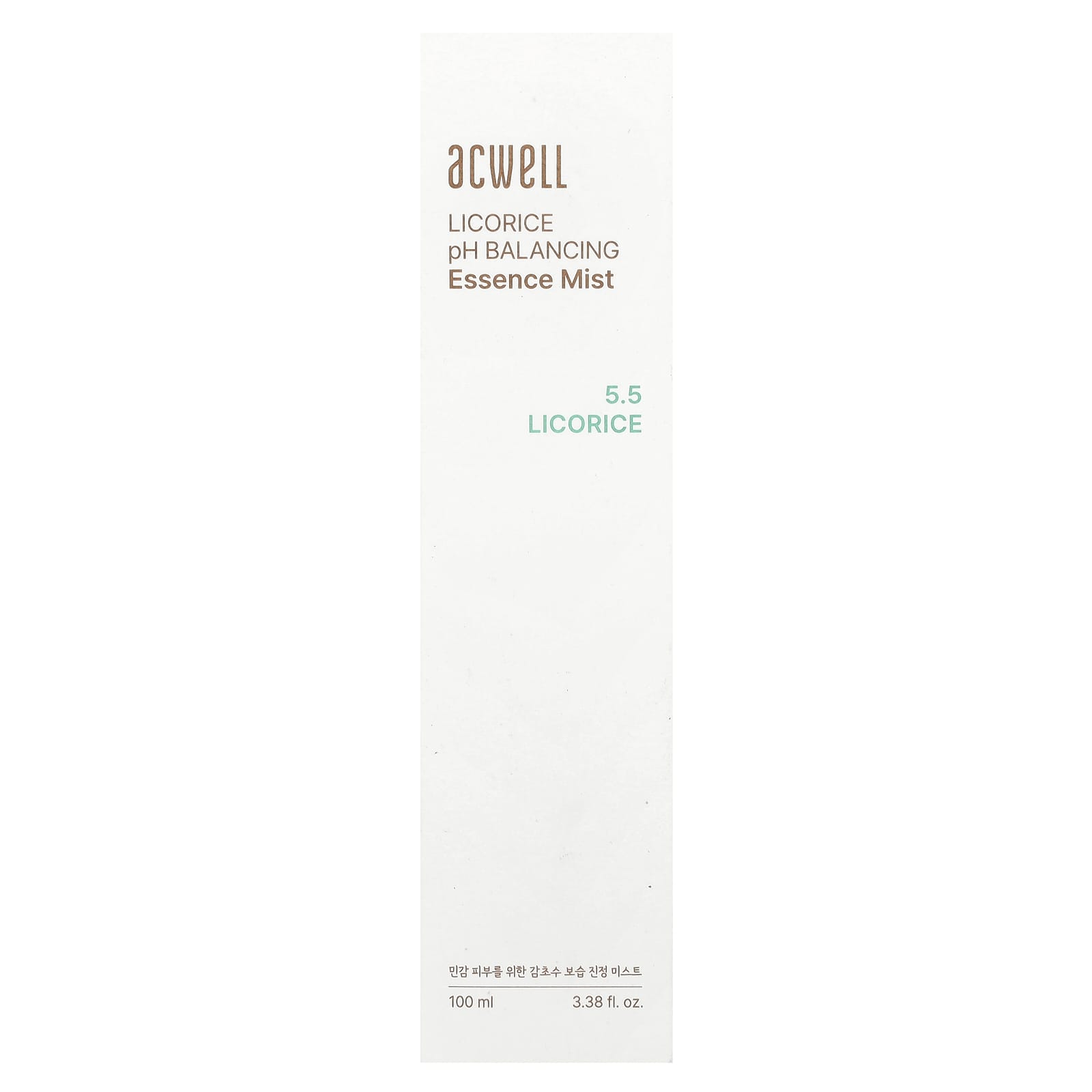 Acwell, Licorice pH Balancing Essence Mist , 3.38 fl oz (100 ml)