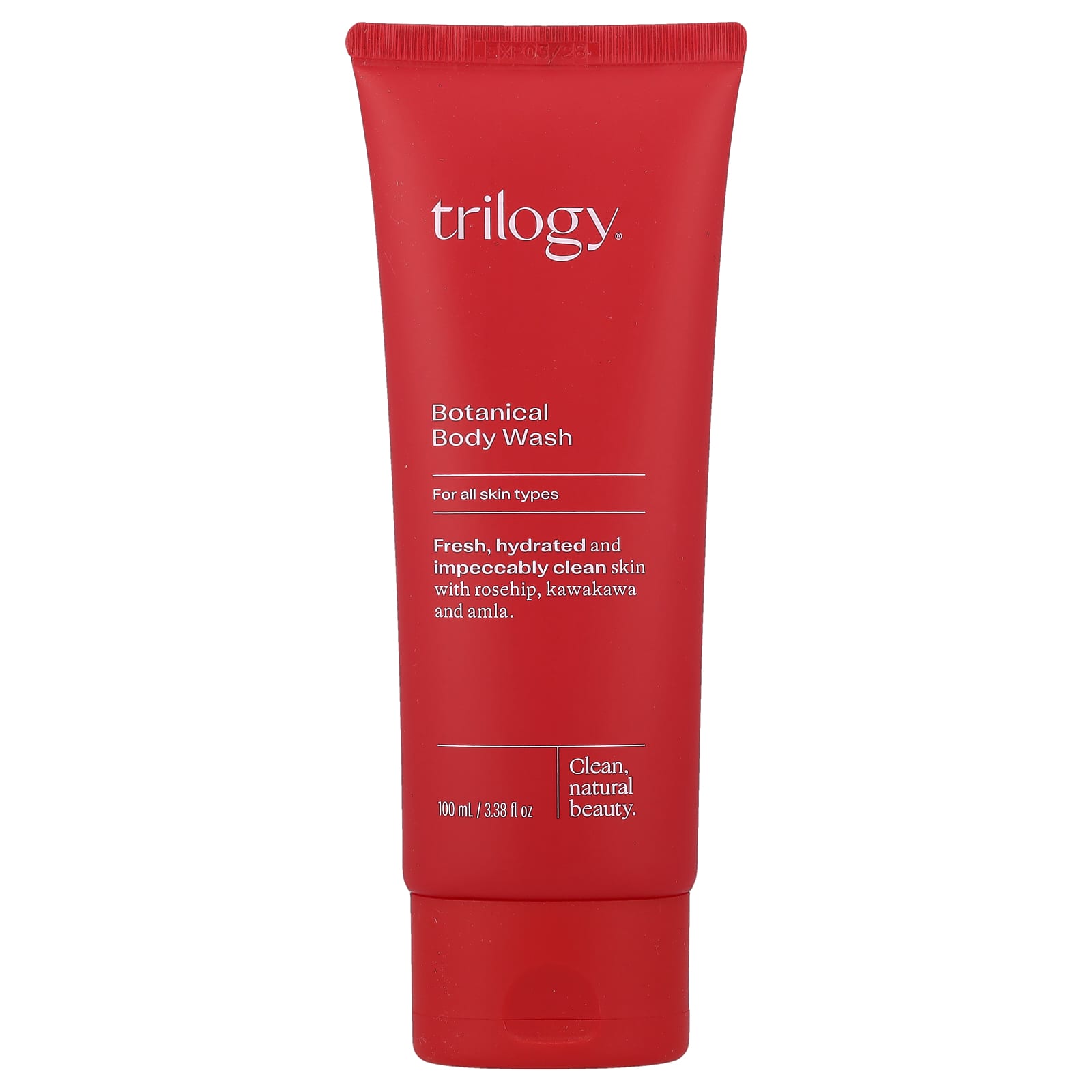 Trilogy, Botanical Body Wash, For All Skin Types , 3.38 fl oz (100 ml)