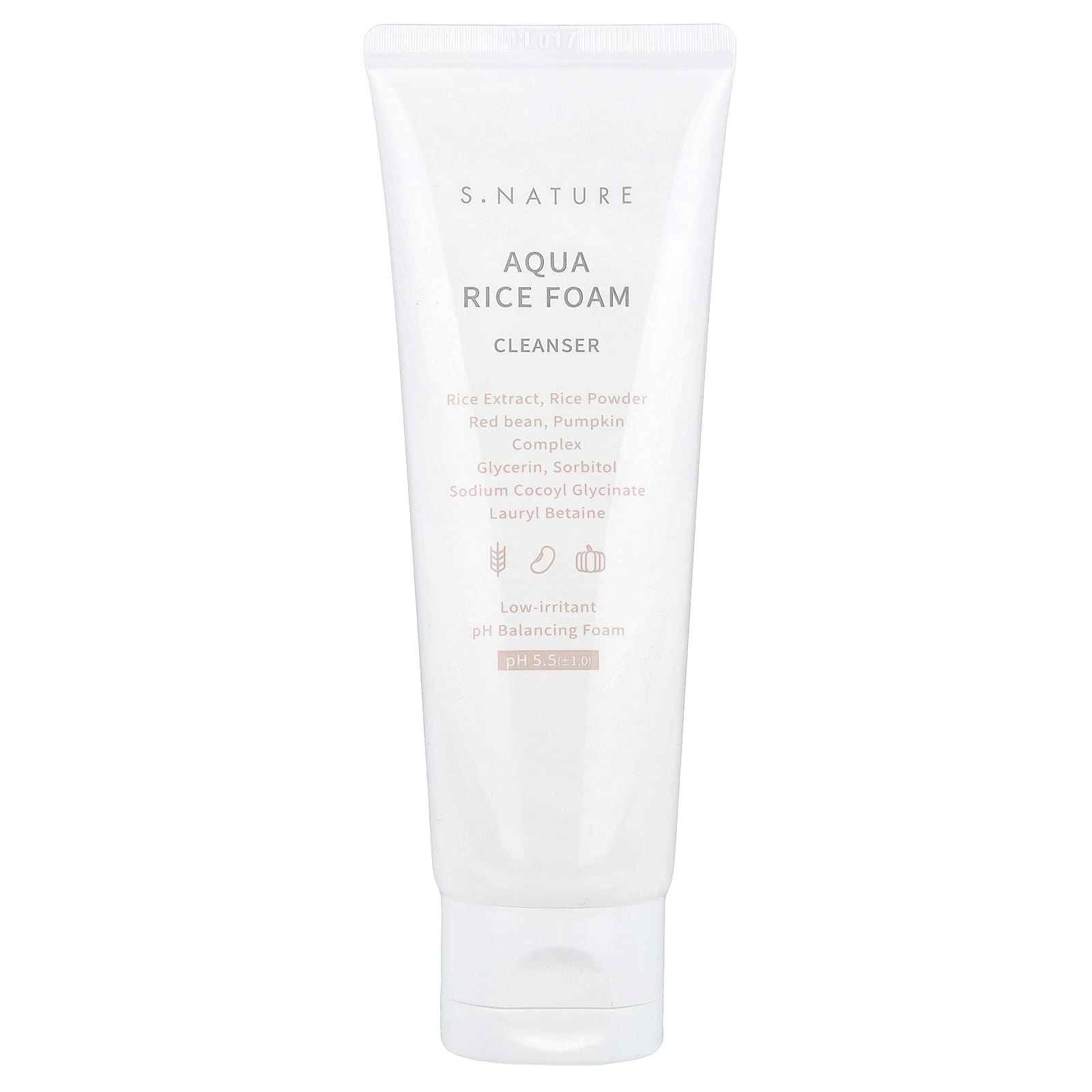 S.NATURE, Aqua Rice Foam Cleanser, 2.7 fl oz (80 ml)