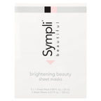 Sympli Beautiful, Brightening Beauty Sheet Mask, 5 Sheet Masks, 0.85 oz (25 ml) Each