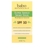 Babo Botanicals, Super Shield Sport Stick, SPF 50, Fragrance Free, 0.6 oz (17 g)