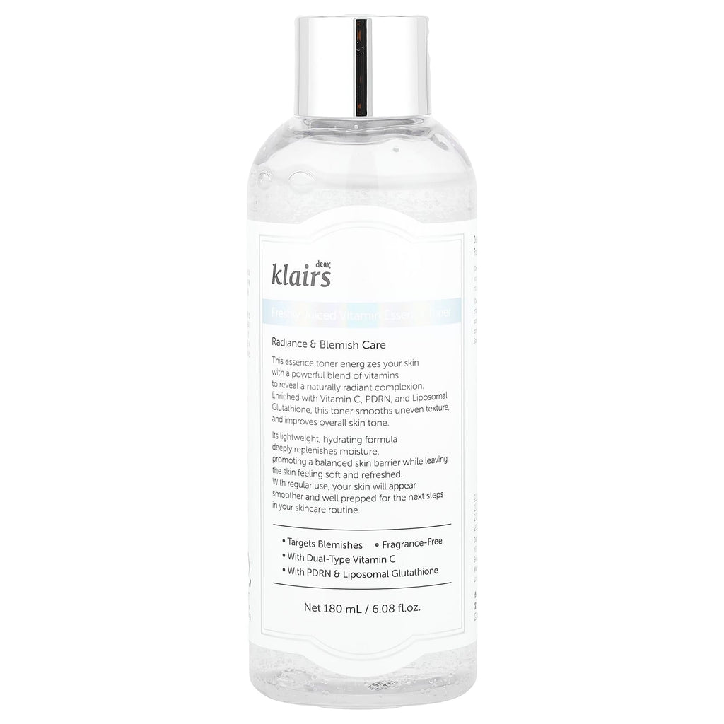 Dear, Klairs, Freshly Juiced Vitamin Essence Toner , 6.08 fl oz (180 ml)