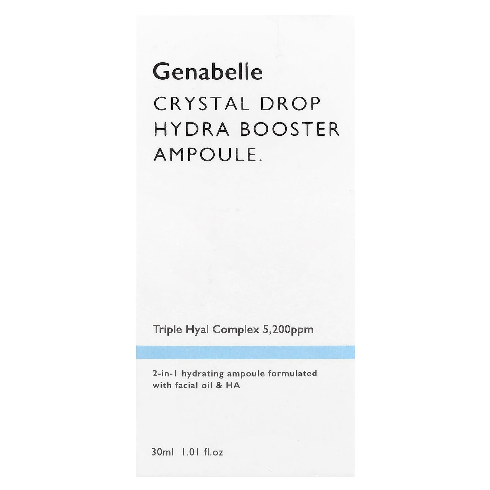 Genabelle, Crystal Drop Hydra Boost Ampoule , 1.01 fl oz (30 ml)