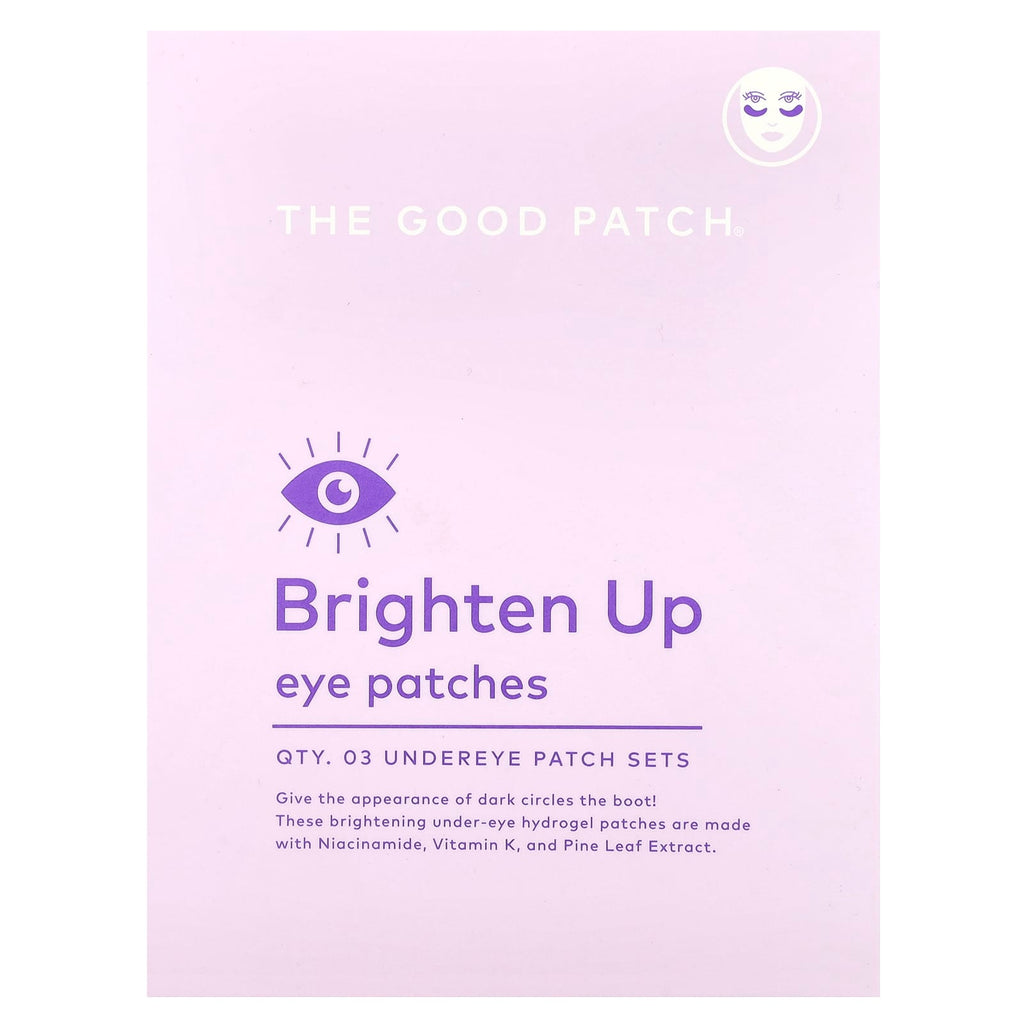The Good Patch, Brighten Up Eye Patches , 3 Patch Sets