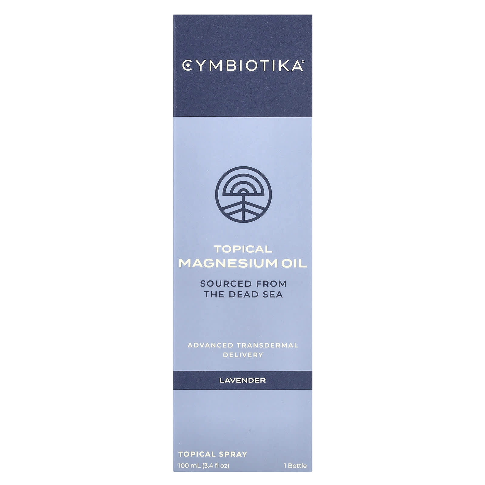 Cymbiotika, Topical Magnesium Oil, Lavender, 3.4 fl oz (100 ml)