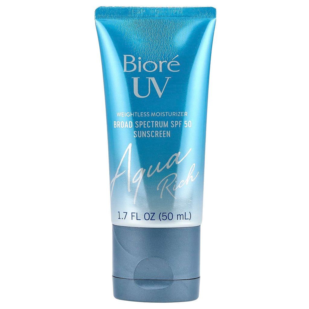 Biore, UV Aqua Rich, Weightless Moisturizer, SPF 50 , 1.7 fl oz (50 ml)