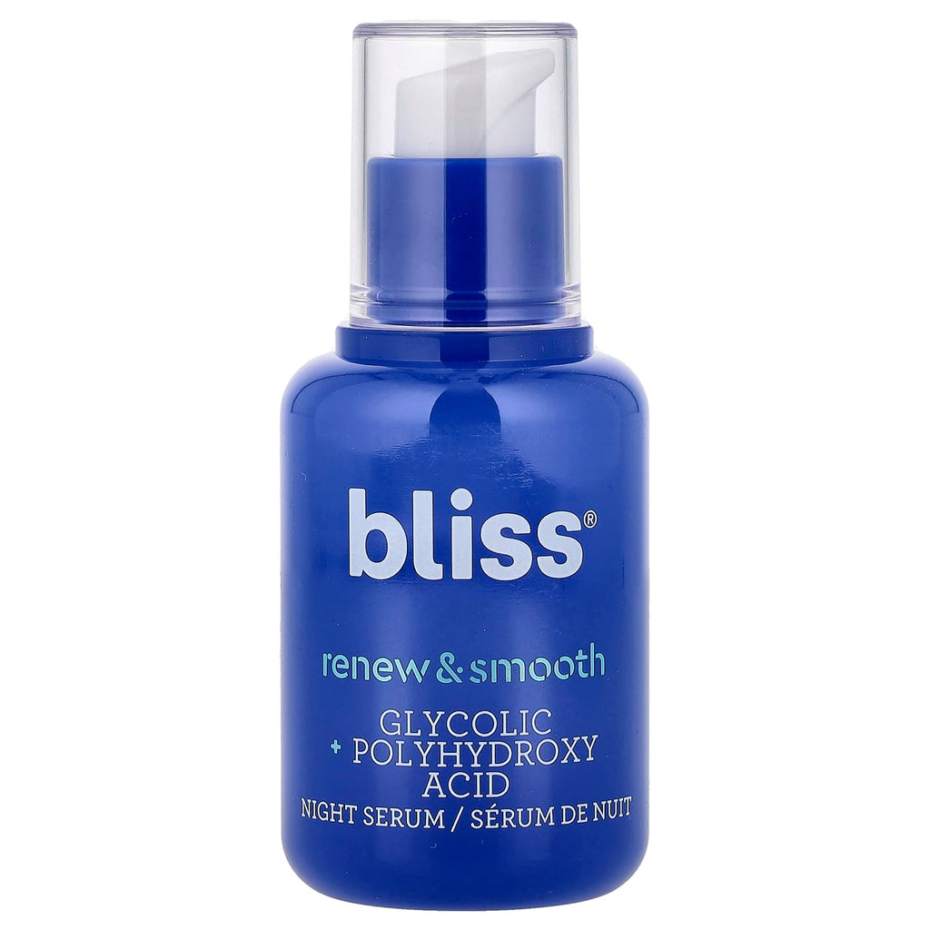 Bliss, Renew & Smooth, Resurfacing Night Serum, 1 fl oz (30 ml)