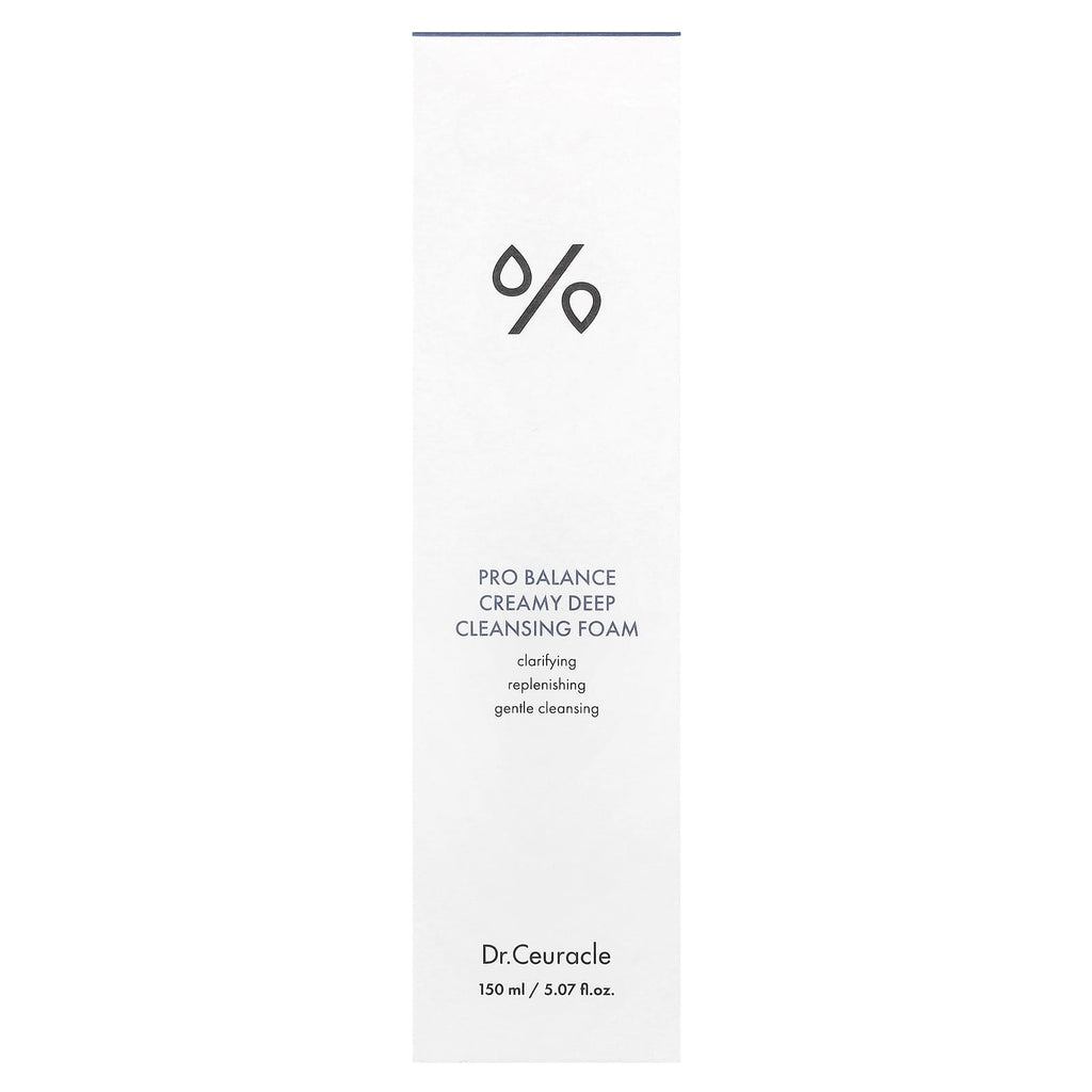 Dr. Ceuracle, Pro Balance Creamy Deep Cleansing Foam, 5.07 fl oz (150 ml)