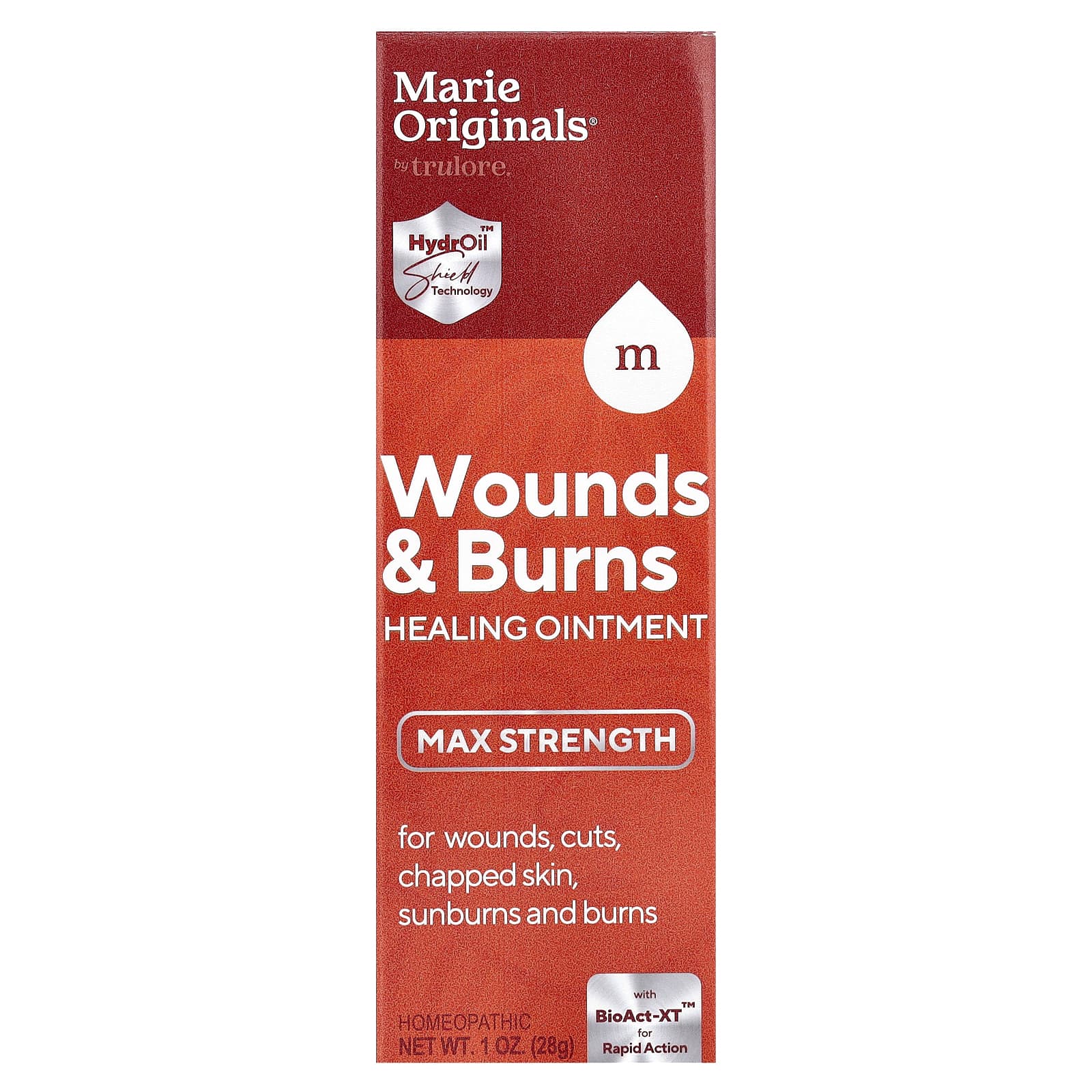Marie Originals, Wounds & Burns Healing Ointment, Maximum Strength, 1 oz (28 g)