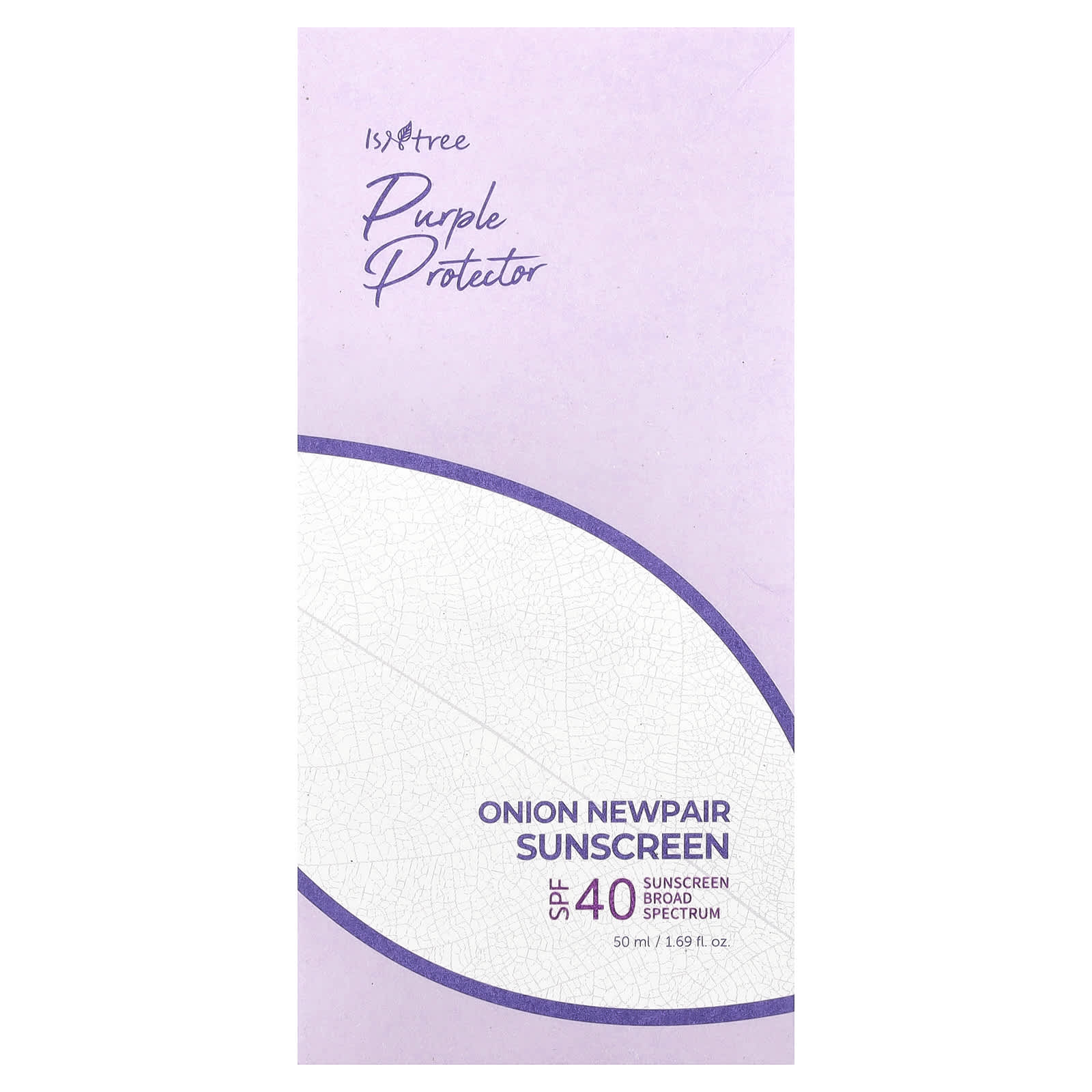 ISNtree, Purple Protector, Onion Newpair Sunscreen, SPF 40, 1.69 fl oz (50 ml)